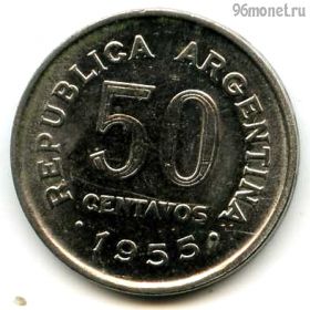 Аргентина 50 сентаво 1955