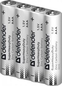 батарейка DEFENDER R03 AAA Zinc (СОЛЬ) S4 24/1200