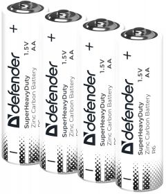 батарейка DEFENDER R6 AA Zinc (СОЛЬ) S12 60/1200