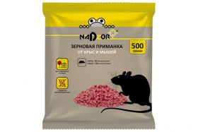 Зерно от мышей и крыс NADZOR, 500гр., 1/14