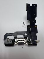 Apple iPhone 7 нижний шлейф с разъёмом зарядки оригинал с разбора (снятый) черный