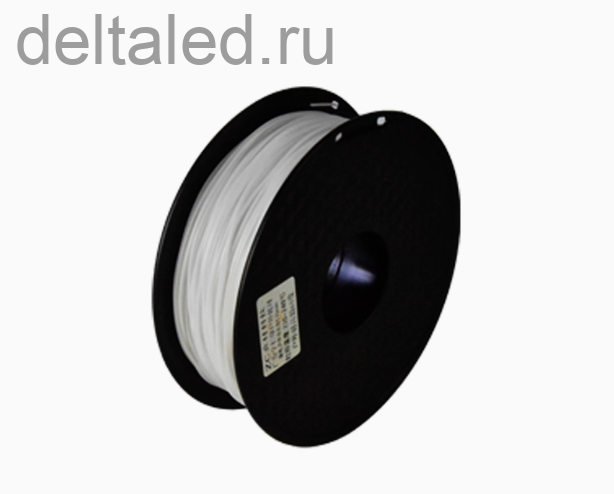 Белый филамент трансюсцентный для 3D принтера для наружнего применения PETG