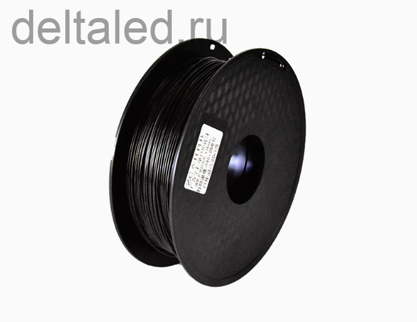 Черный филамент  для 3D принтера для наружнего применения PETG