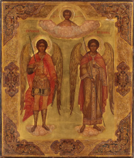 Икона Михаил и Гавриил Архангелы (рукописная)