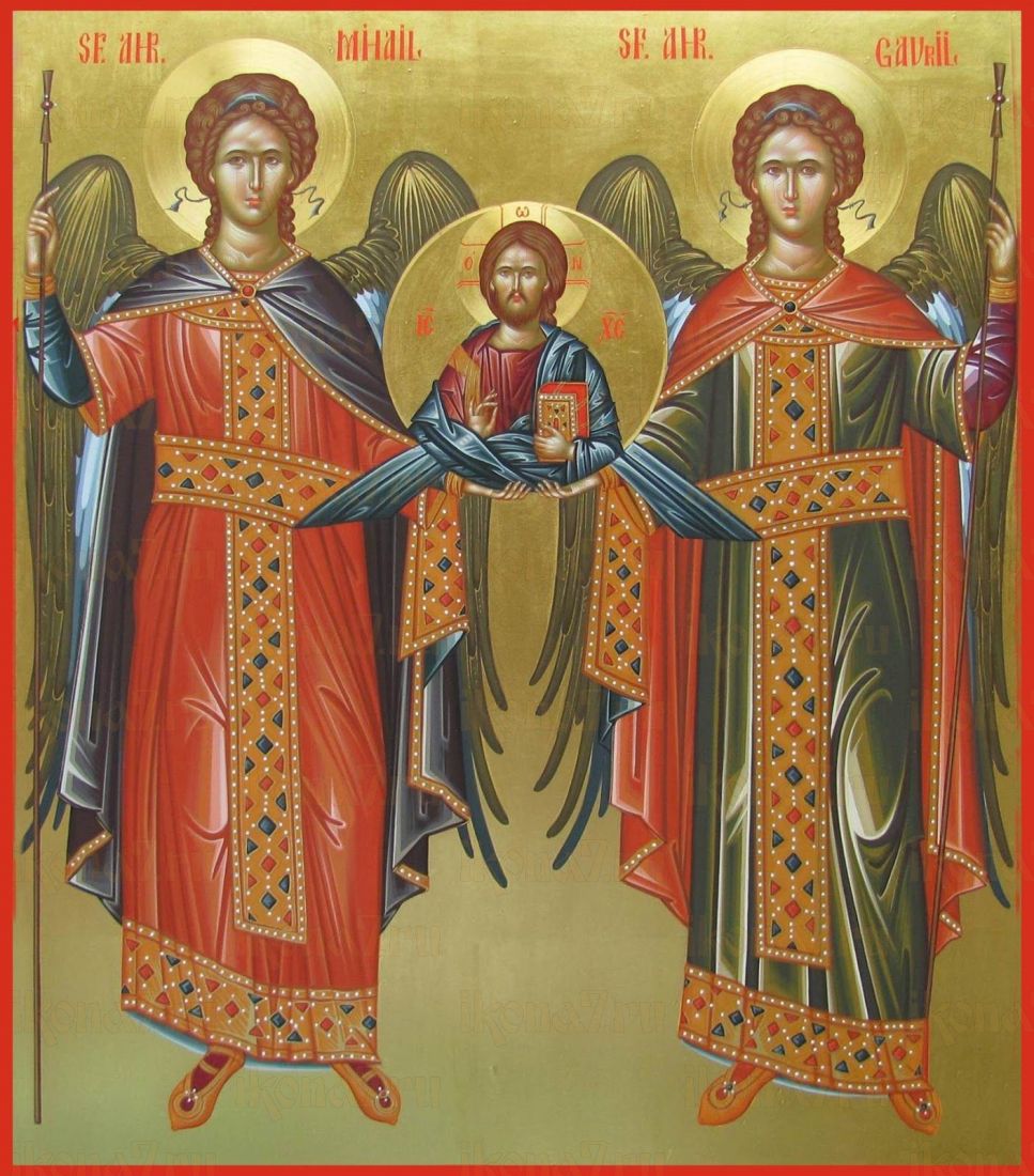 Архангелы Михаил и Гавриил: Небесные Воины и Вестники (рукописная)