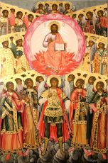 Икона Собора Архангела Михаила: Образ небесного воинства (рукописная)