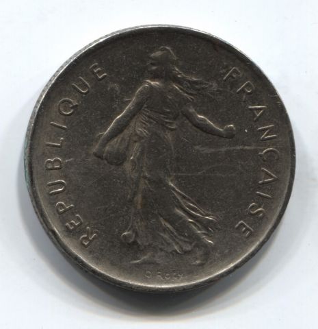 5 франков 1970 г. Франция