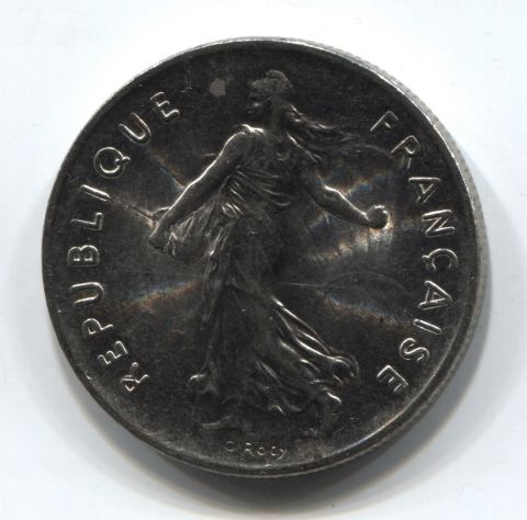 5 франков 1993 UNC Франция