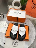 Шлепанцы сланцы HERMES Premium