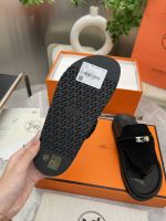 Шлепанцы сланцы HERMES Premium