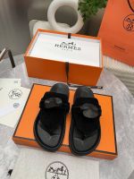Шлепанцы сланцы HERMES Premium