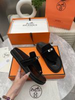 Шлепанцы сланцы HERMES Premium