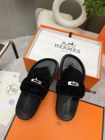 Шлепанцы сланцы HERMES Premium