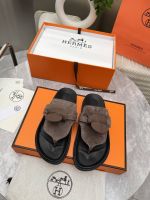 Шлепанцы сланцы HERMES Premium