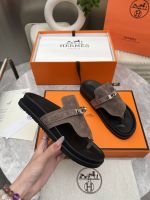 Шлепанцы сланцы HERMES Premium