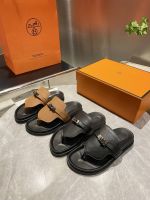 Шлепанцы сланцы HERMES Premium
