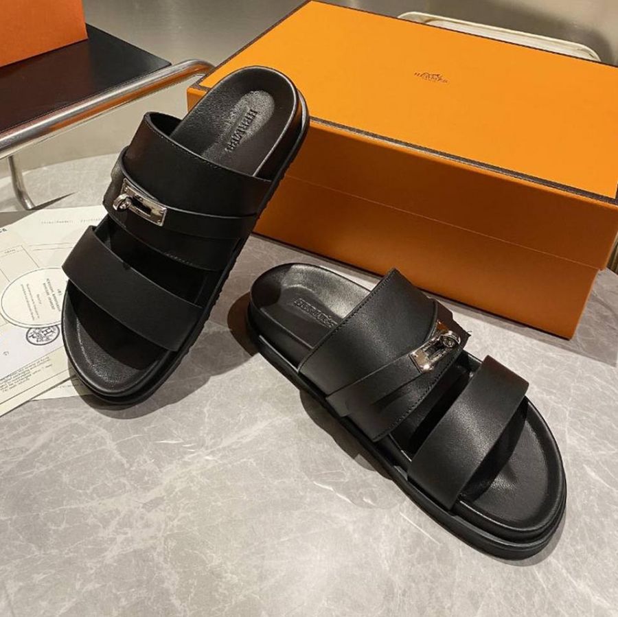 Шлепанцы HERMES Premium