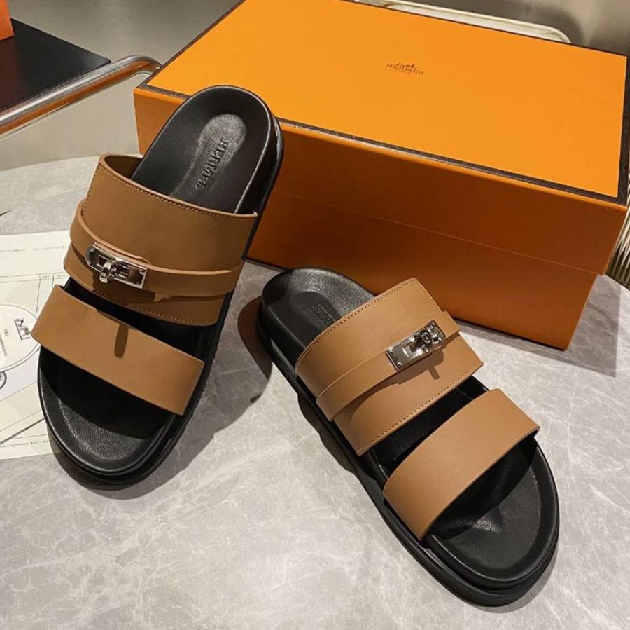 Шлепанцы HERMES Premium
