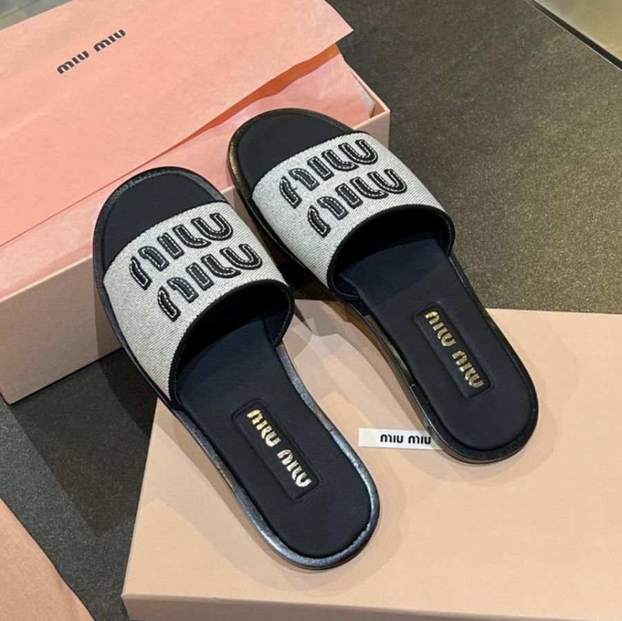 Шлепанцы MIU MIU Premium