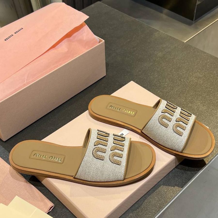 Шлепанцы MIU MIU Premium