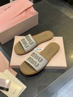 Шлепанцы MIU MIU Premium