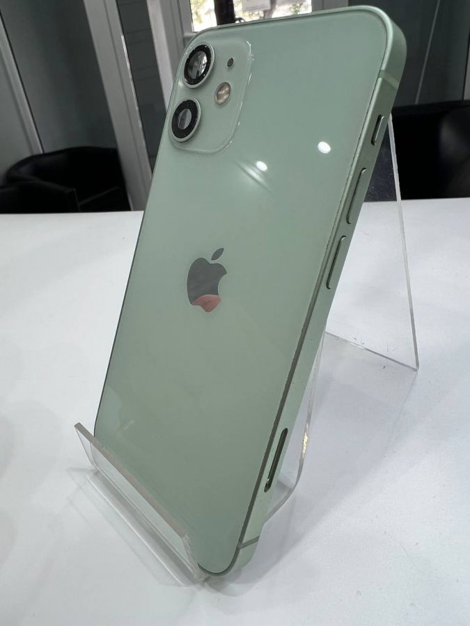 Apple iPhone корпус 12 mini сборе со шлейфами, стеклом камеры оригинал с разбора (снятый) царапины салатовый