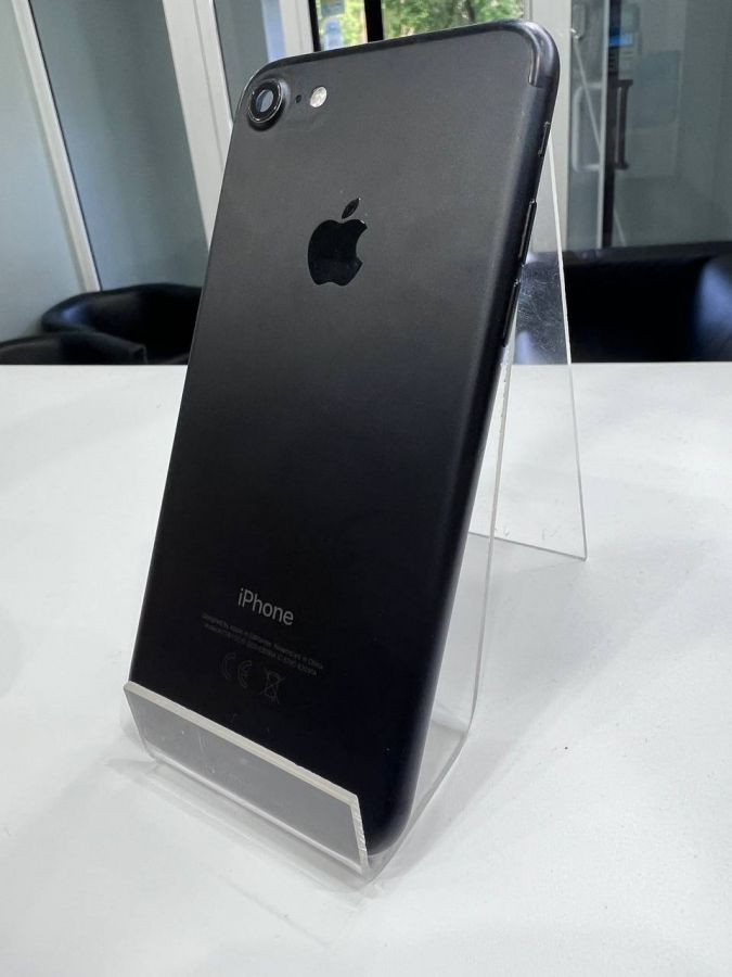 Apple iPhone корпус 7 сборе со шлейфами, стеклом камеры оригинал с разбора (снятый) царапины черный
