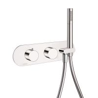 Термостатический смеситель для ванны на 2 выхода - внешняя часть Carimali ilTondo 21828EST/A-CR схема 1 Термостатический смеситель для ванны на 2 выхода - внешняя часть Carimali ilTondo 21828EST/A-CR схема 1