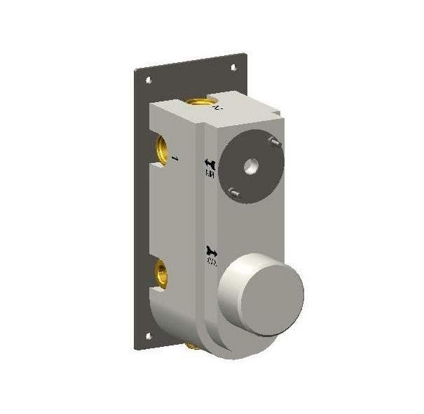 Изображение Встраиваемая часть термостатического смесителя на 2 выхода CARIMALI W21221CR