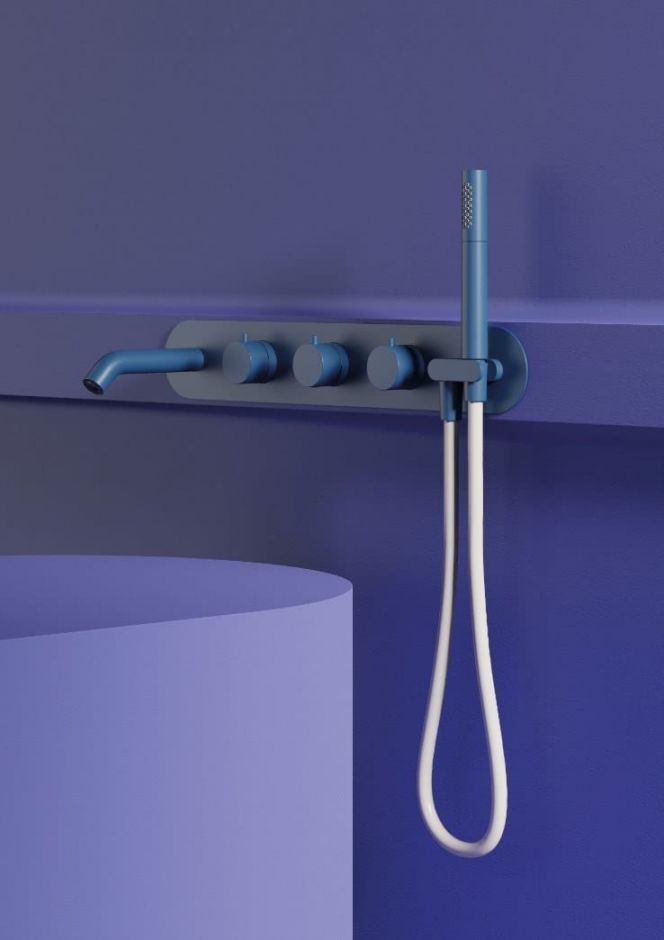 Встраиваемый смеситель с ручным душем Carimali ilTondo 0-ITD6101EST-CR ФОТО