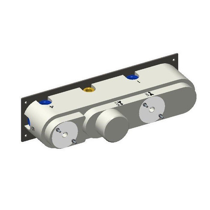 Изображение Встраиваемая часть термостатического смесителя на 4 выхода CARIMALI W21849CR