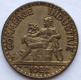 50 сантимов Франция 1921