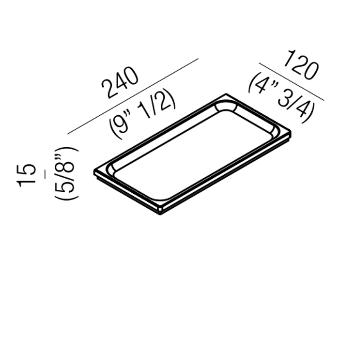 Полка Agape 369 из Cristalplant подвесной цвет: белый ФОТО