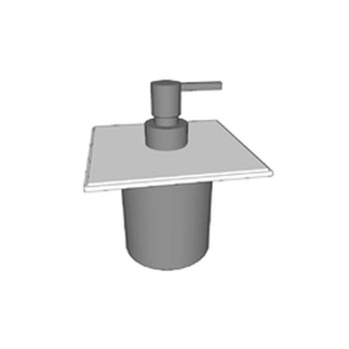 Изображение Дозатор для жидкого мыла Agape 369 подвесной цвет: белый/глянец