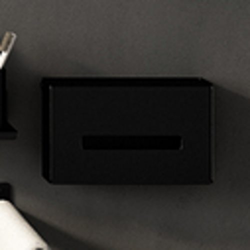 Держатель для бумажных полотенец Agape Mach 2 подвесной 24.3x15x8.2 см цвет: черный