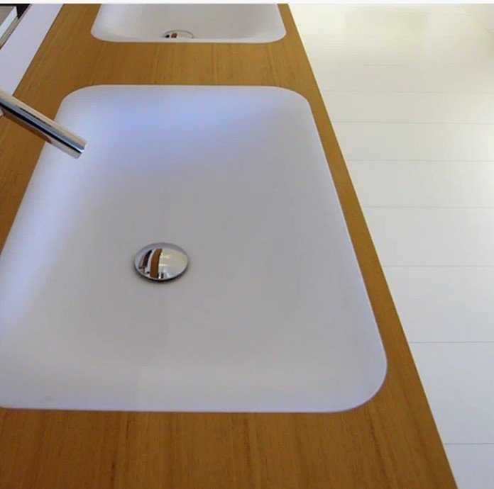 Раковина Agape Ottocento 001 встраиваемая 60x39.2x14 см цвет: белый