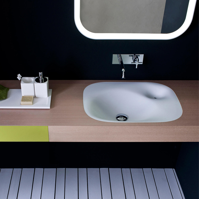 Раковина Agape Nivis 56.6x40.3x16 см цвет: белый