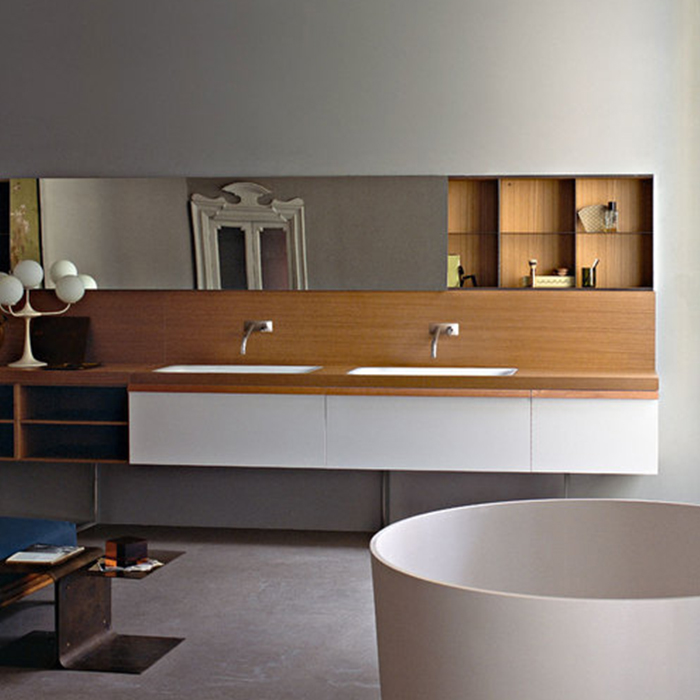 Изображение Раковина Agape Ottocento 002 80x39.2x14 см цвет: белый