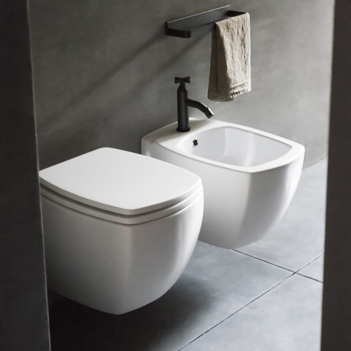 Унитаз подвесной Agape 750 35.5х57.5х30см. с крышкой-сиденьем с механизмом Soft close