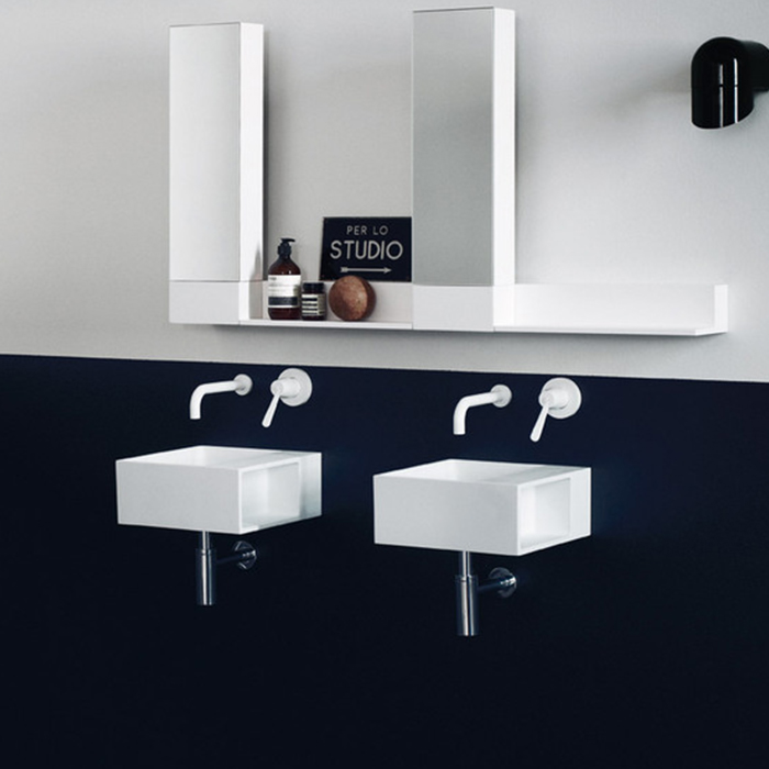 Раковина Agape Handwash 35x35x15 см цвет: белый