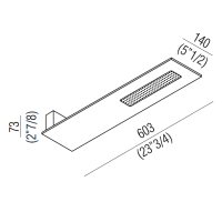 Верхний душ Agape Sen черный ASEN0973N схема 2 Верхний душ Agape Sen черный ASEN0973N схема 2