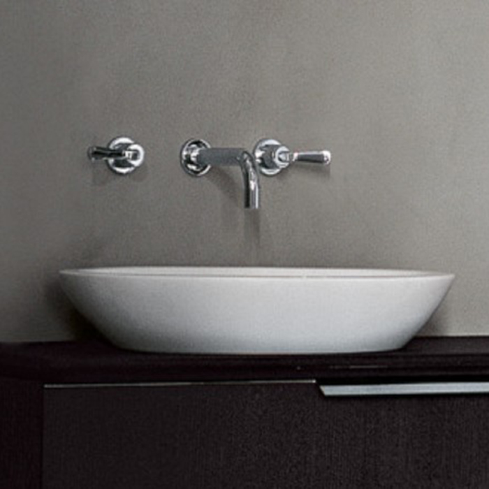 Раковина Agape Spoon 60х45х16 см овальная цвет: белый