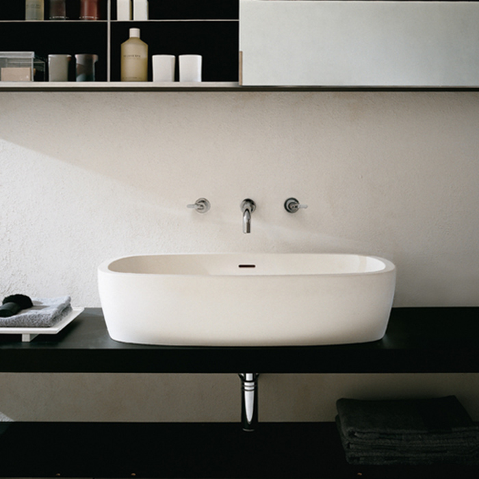 Раковина Agape Deep 82x48x18 см цвет: белый