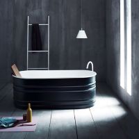 Ванна Agape Vieques отдельностоящая 171x72.6x63.5 см со спинкой цвет: темно-серая схема 1 Ванна Agape Vieques отдельностоящая 171x72.6x63.5 см со спинкой цвет: темно-серая схема 1