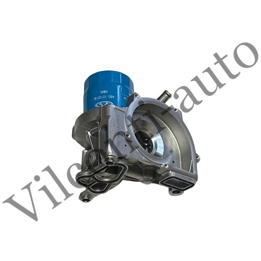 КОРПУС ВОДЯНОЙ ПОМПЫ С МАСЛЯНЫМ ФИЛЬТРОМ CHERY E4G15C-1012100 100% ОРИГИНАЛ