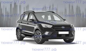 Рейлинги на крышу, два варианта цвета на Ford Kuga 2