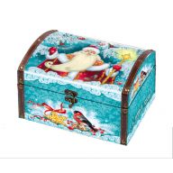 Сундук Дед Мороз и снегирь 700 грамм