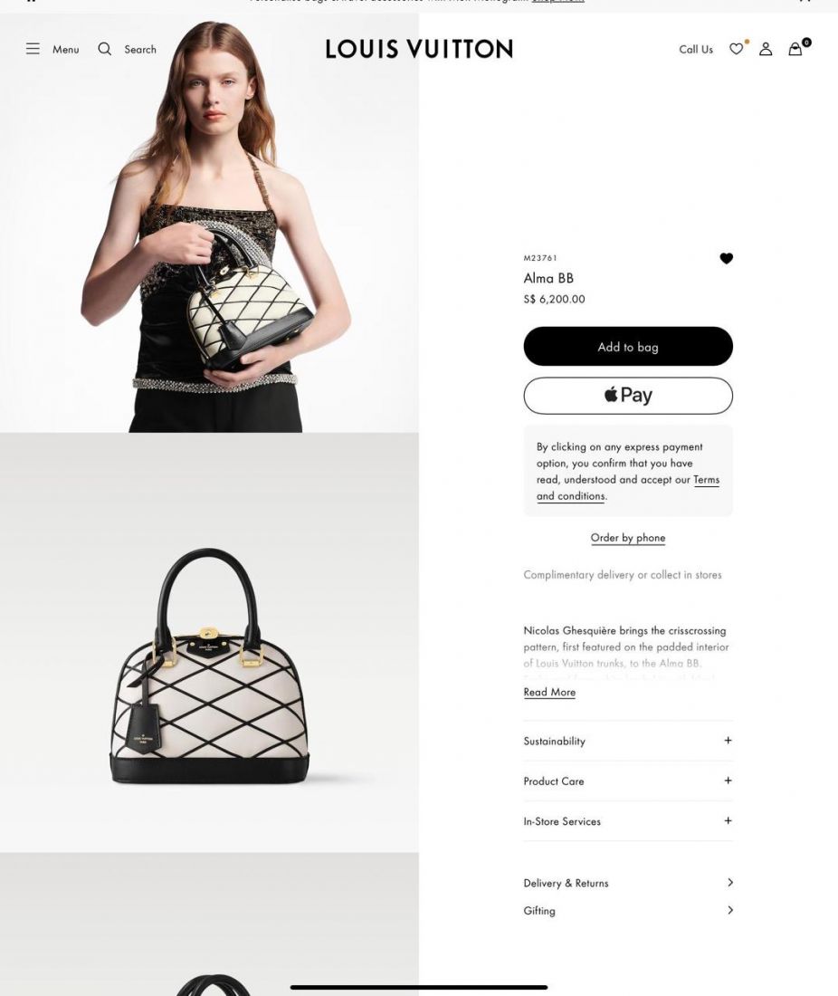 Louis Vuitton Alma BB