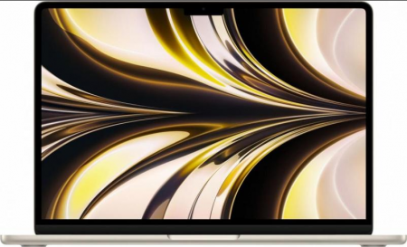 Apple Macbook Air MLY13 [13.6" 2560 X 1664 8 Гб 256 Гб Apple M2 / 3.5 Ггц] Starlight RU Клавиатура