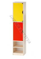 Шкаф двухъярусный 2 местный с обувницей